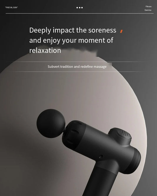 Deep Tissue Massage Gun – Electric Muscle Massager for Body, Neck & Back | Fitness Recovery Device | Quiet & Powerful