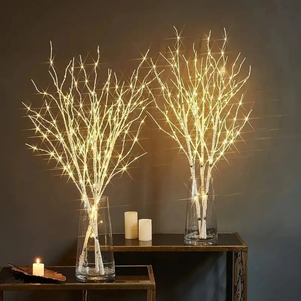 White Birch LED Branch Light – Battery Operated Twig Lamp for Christmas, Weddings & Home Decor