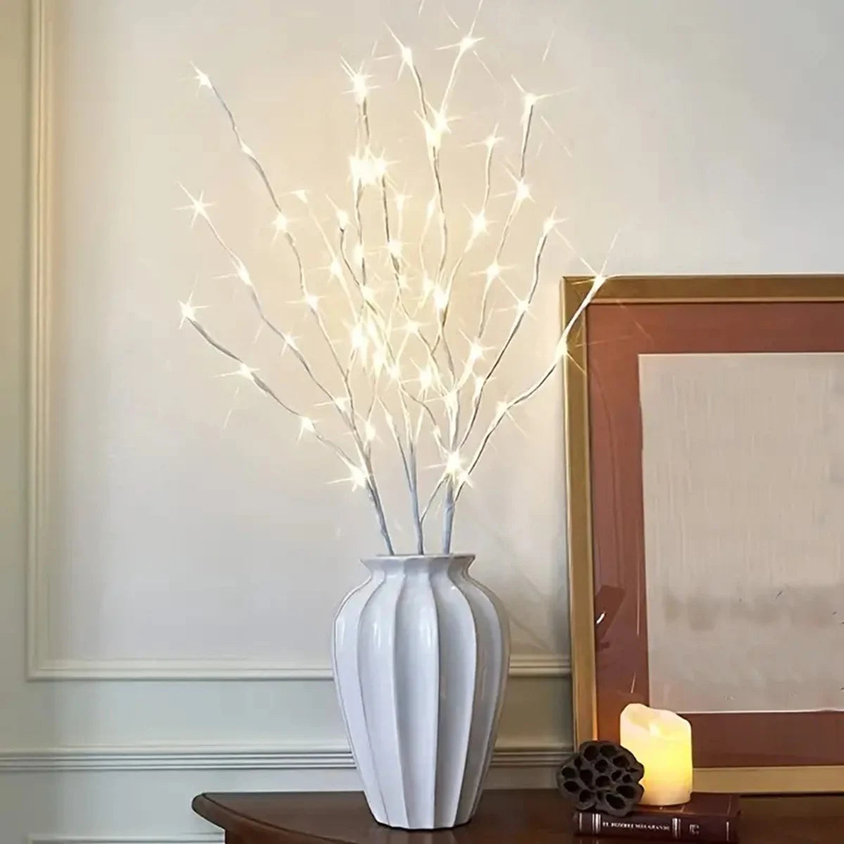 White Birch LED Branch Light – Battery Operated Twig Lamp for Christmas, Weddings & Home Decor