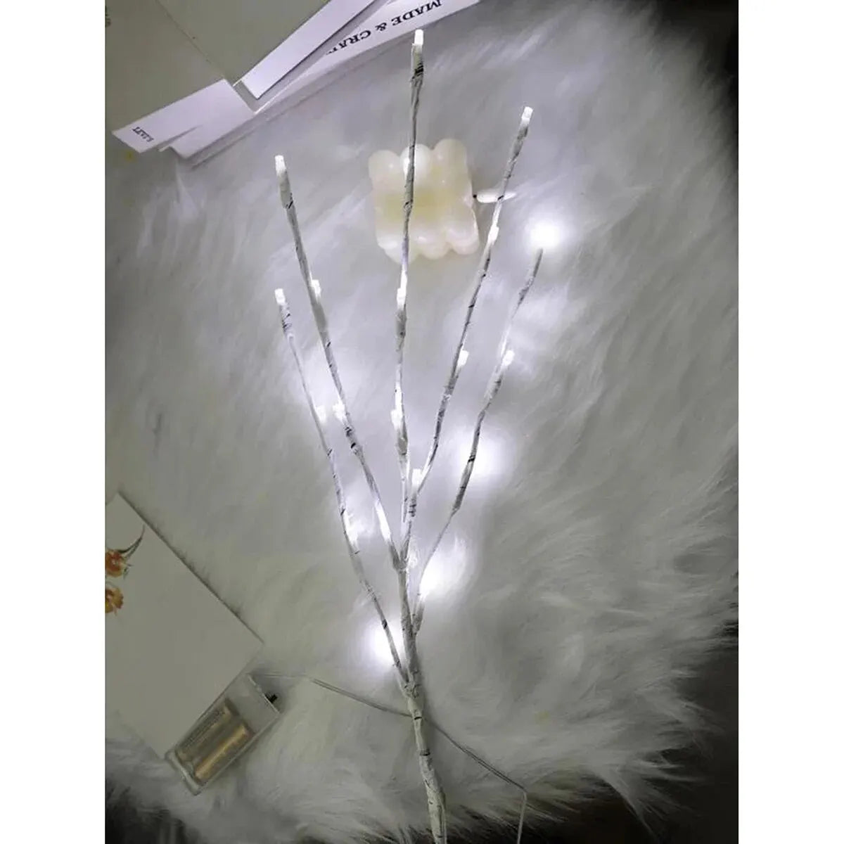 White Birch LED Branch Light – Battery Operated Twig Lamp for Christmas, Weddings & Home Decor