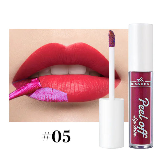 Peel-Off Lip Gloss – 6 Long-Lasting Colors